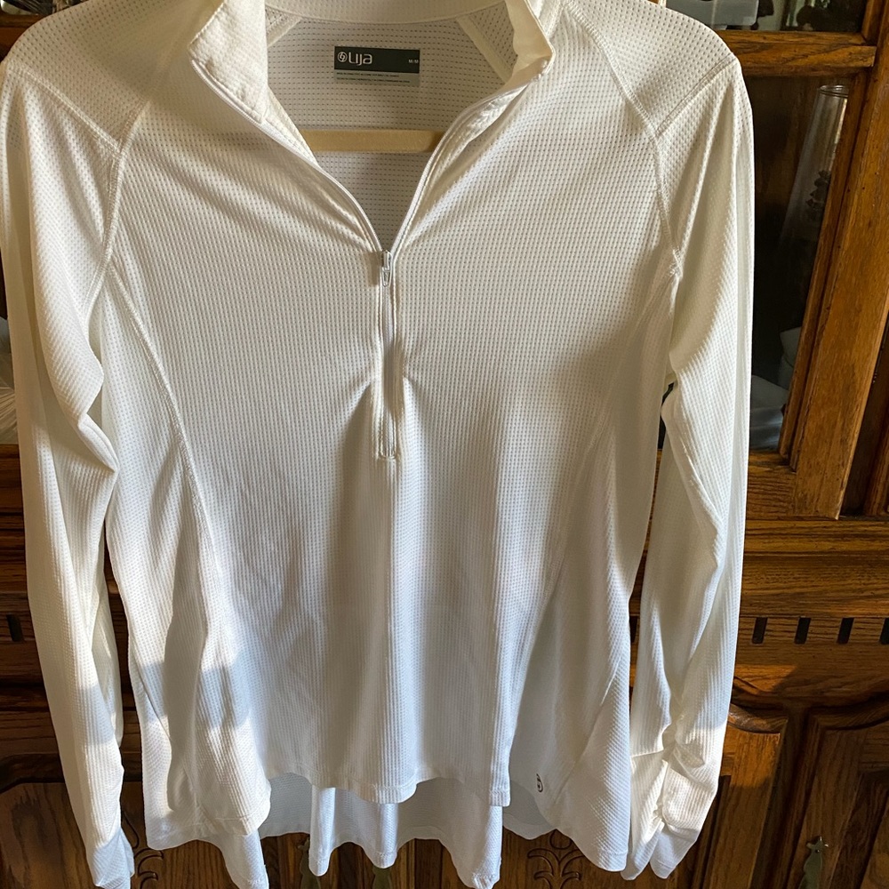 Lija white golf athletic pullover